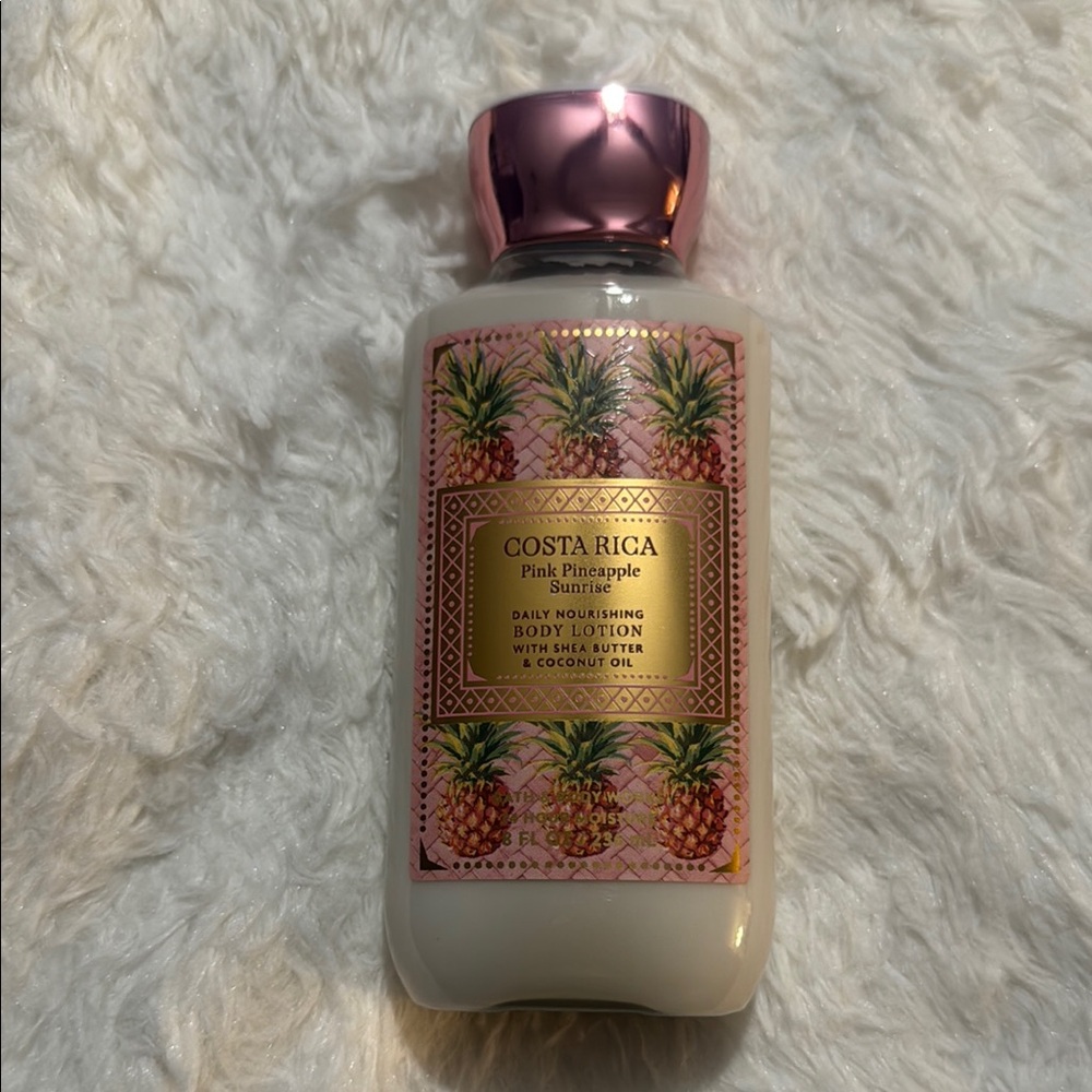 Bath & Body Works Pink and Gold Moisturizer